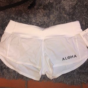 Hard to Find Lululemon Speed Up Shorts Aloha